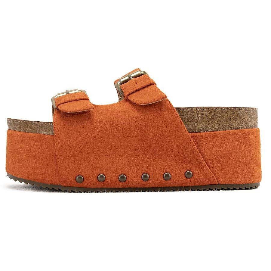 heelchic Platform Sandals Women, Chunky Platform Wedges with Arch Support, Big Buckle Casual Open... | Amazon (US)