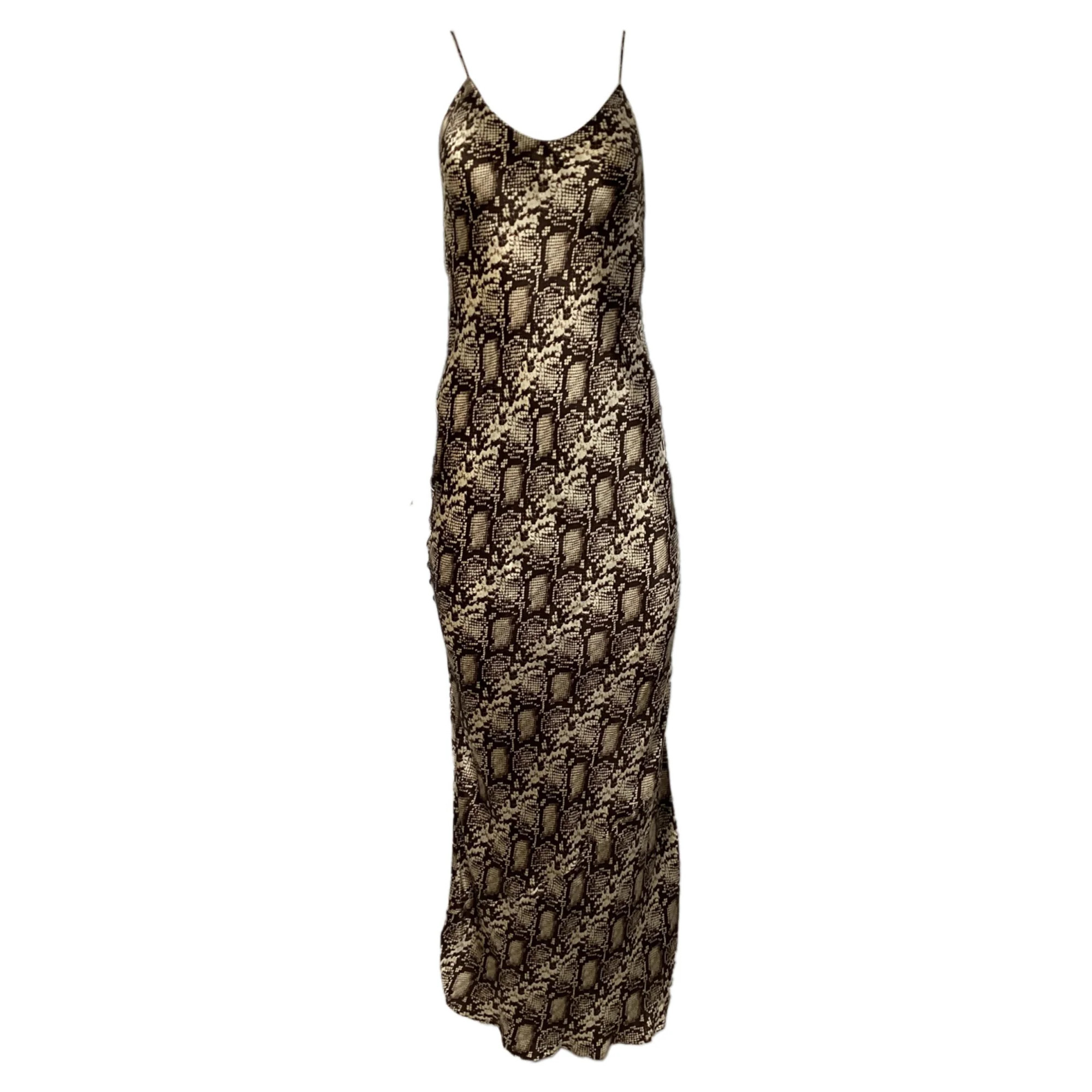 Nili Lotan Maxi Dress In Animal Print Silk | Shop Simon