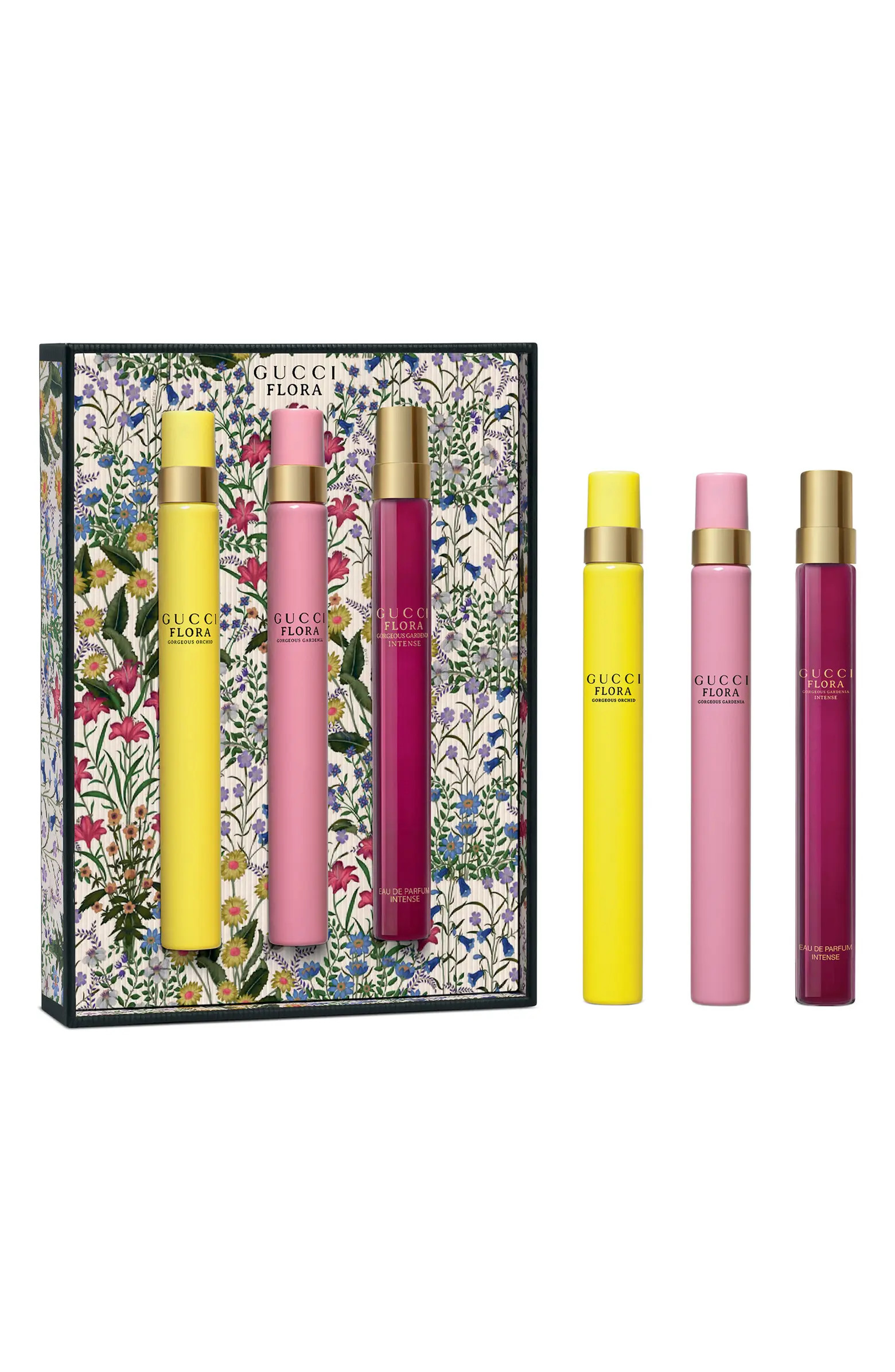 Flora Gorgeous Eau de Parfum Trio Gift Set $120 Value | Nordstrom