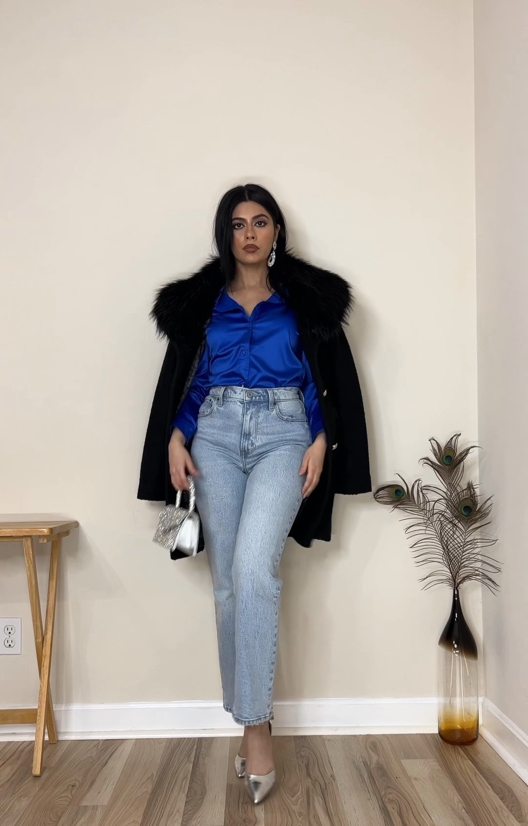 Holiday Outfit, new years outfit, satin top, Abercrombie jeans, jeans style, casual chic style, easy outfits, holiday looks, outfit inspo, fashion style 

#LTKshoecrush #LTKSeasonal #LTKstyletip