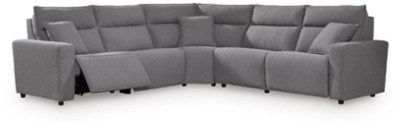 ModMax II 5-Piece Next-Gen Nuvella™ Performance Fabric Dual Power Reclining Modular Sectional | Ashley Homestore