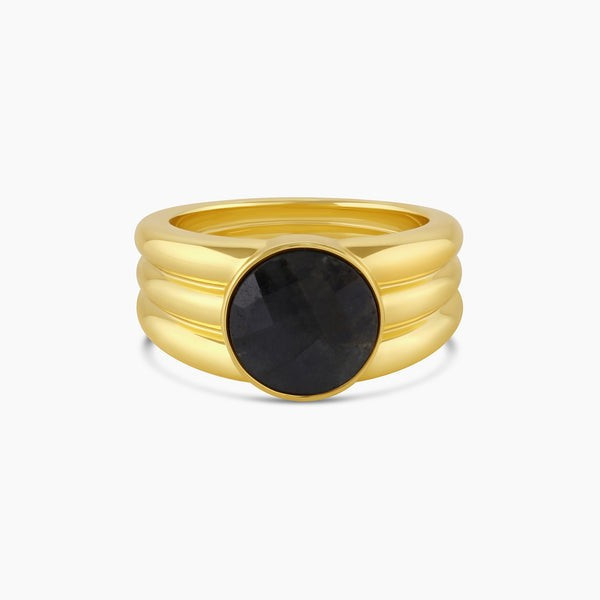 Power Gemstone Reed Ring for Balance | Gorjana