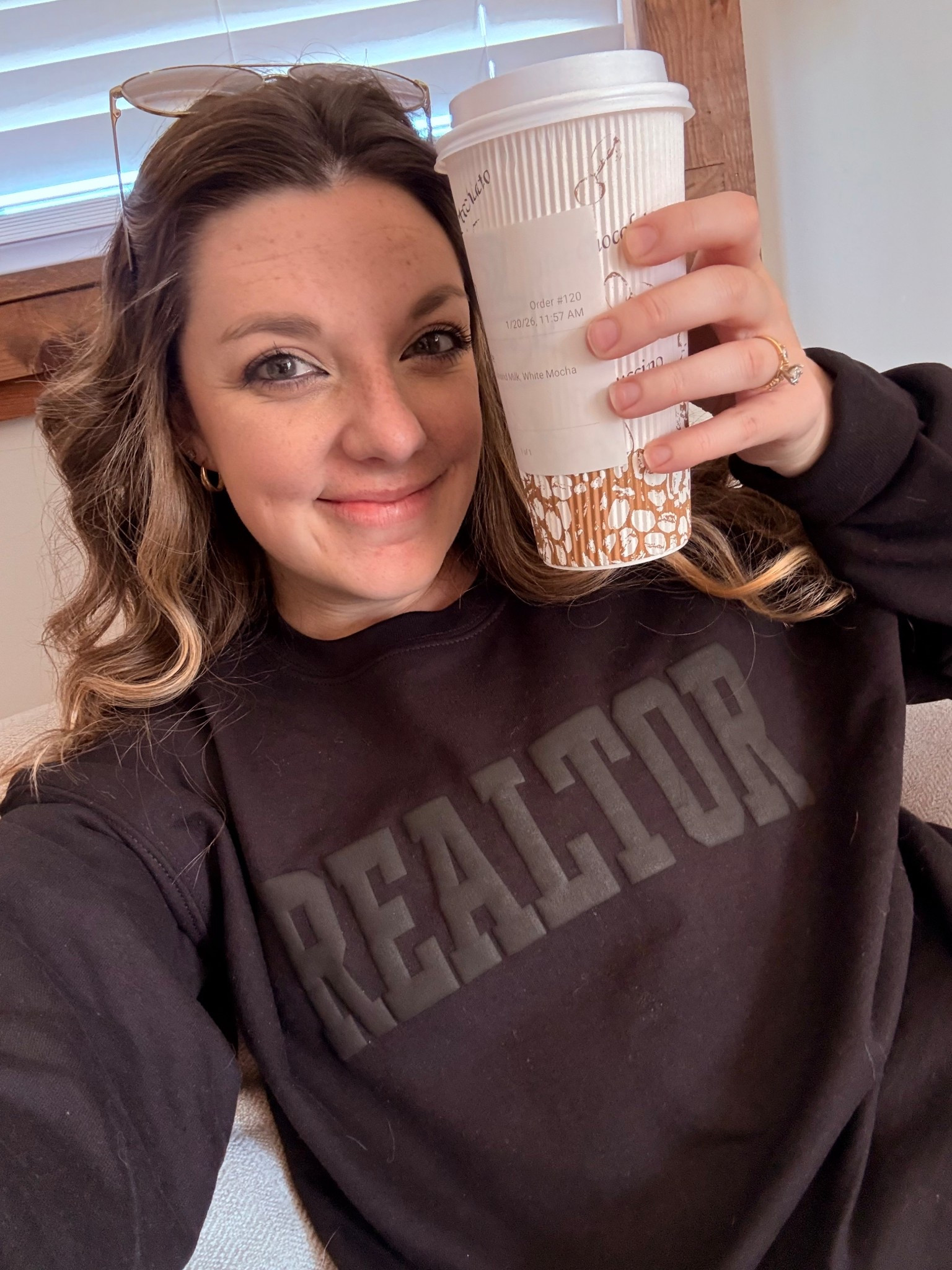 Absolutely loving my new sweatshirt! ✨ Super simple, and you can customize it with whatever you want it to say. Snagged one for Canes games too! Bonus: the sweetest person ever made them ❤️

#LTKdayinmylife #LTKootd #LTKgrwm
