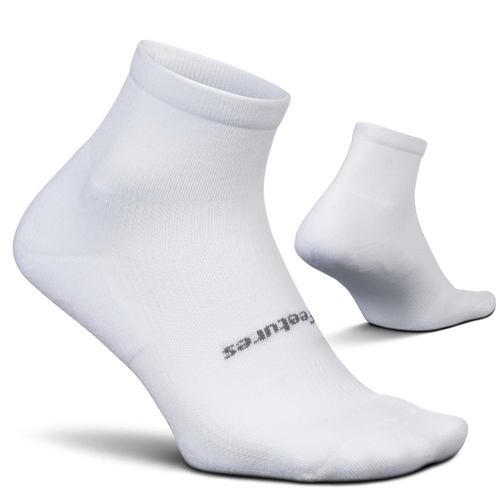 Feetures High Performance Max Cushion Quarter Sock for Women & Men - Moisture-Wicking Athletic So... | Amazon (US)