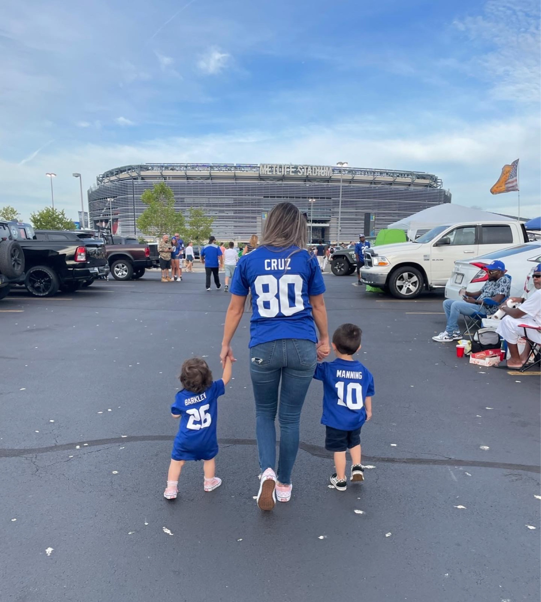 Infant Nike Saquon Barkley Royal New York Giants Romper Jersey