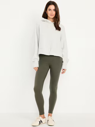 High-Waisted Fleece-Lined Leggings 3-Pack | Old Navy (US)