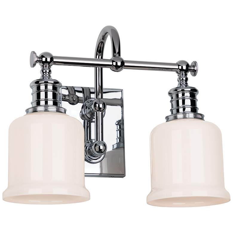 Hudson Valley Keswick 13 1/2" Wide Chrome 2-Light Bath Light - #T3182 | Lamps Plus | Lamps Plus