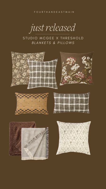 just released// studio mcgee x threshold pillows & throws 

amazon home, amazon finds, walmart finds, walmart home, affordable home, amber interiors, studio mcgee, home roundup 

#LTKhome