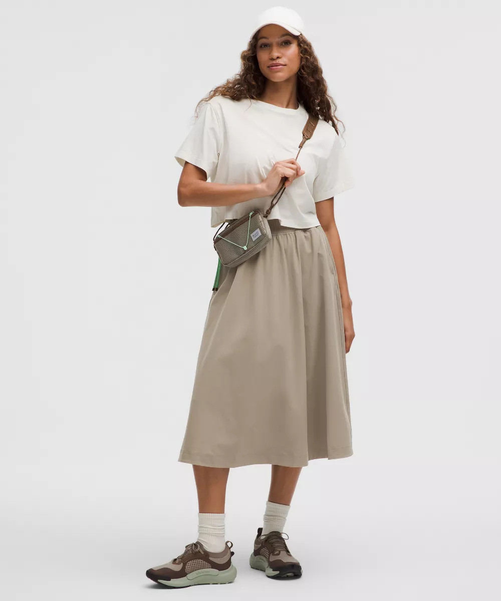 Stretch Woven Ruffle-Waist Midi Skirt
 | lululemon (AU)