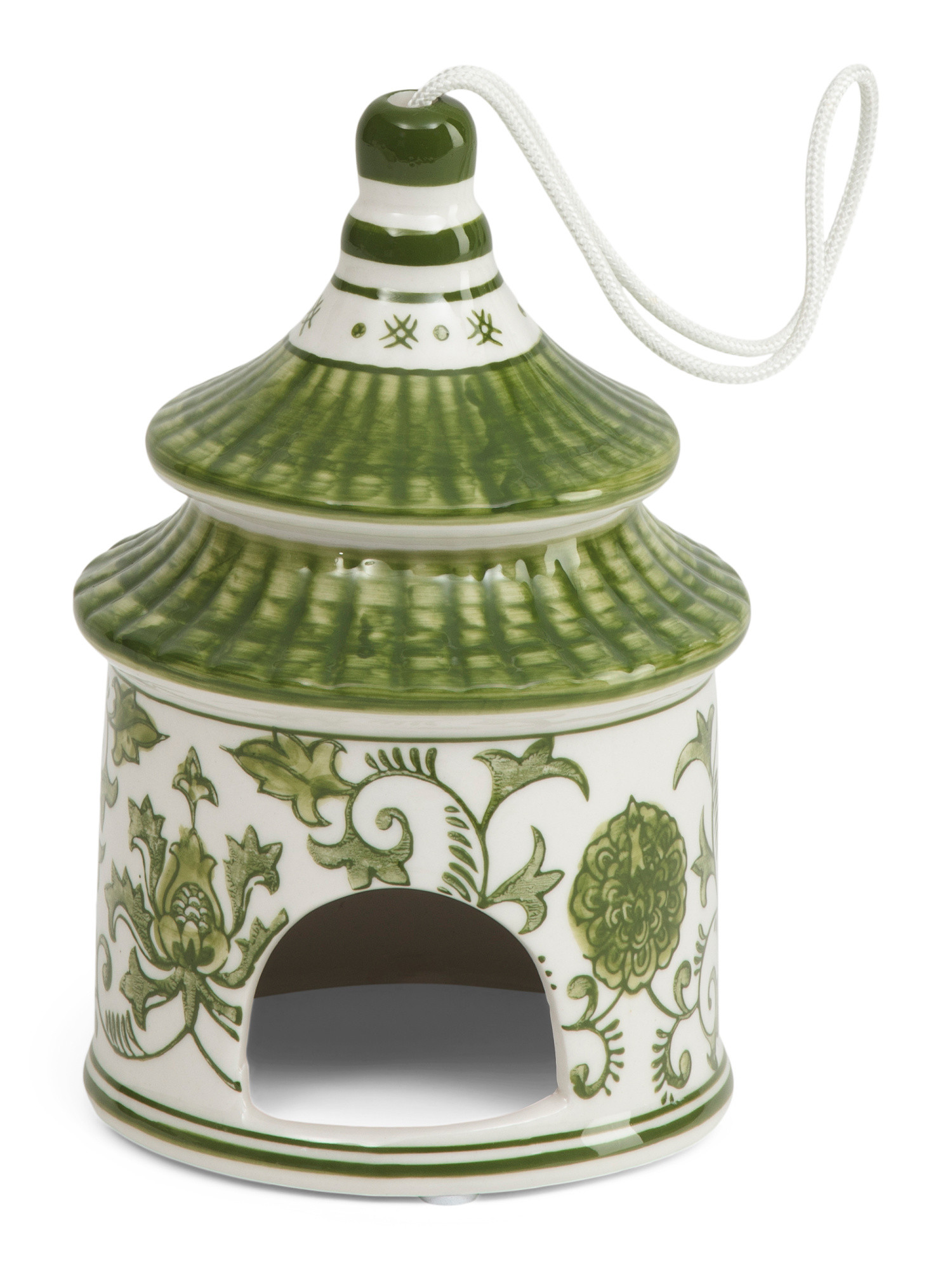 5x7 Ceramic Chinoiserie Pagoda Birdhouse | TJ Maxx