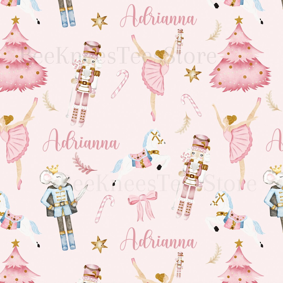 Personalized Christmas Gift Wrap Personalized Name Nutcracker Ballet Gift Wrap 3 Sizes, Christmas... | Etsy (US)
