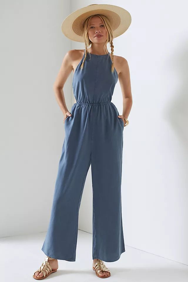 Cloth & Stone Cutout Jumpsuit | Anthropologie (US)