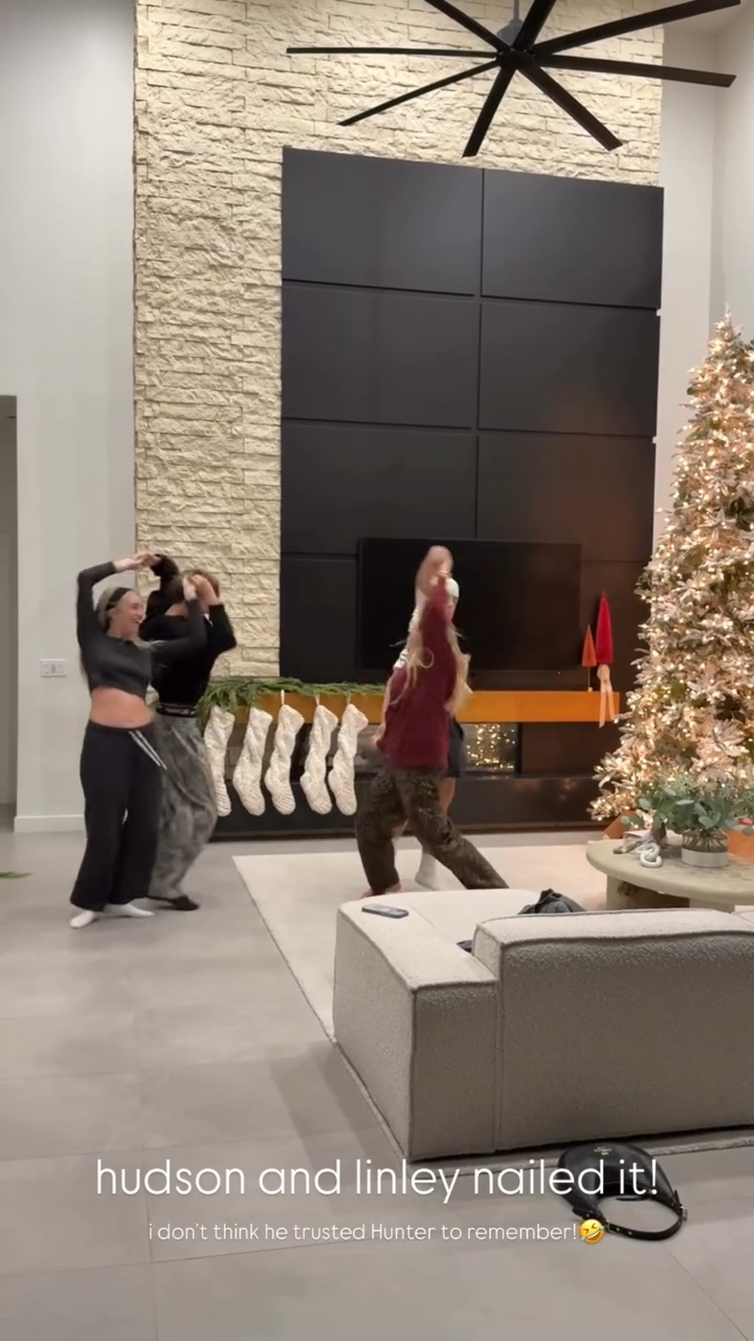 hudson and linley nailed it! i don’t think he trusted Hunter to remember!🤣 @corton  @corton