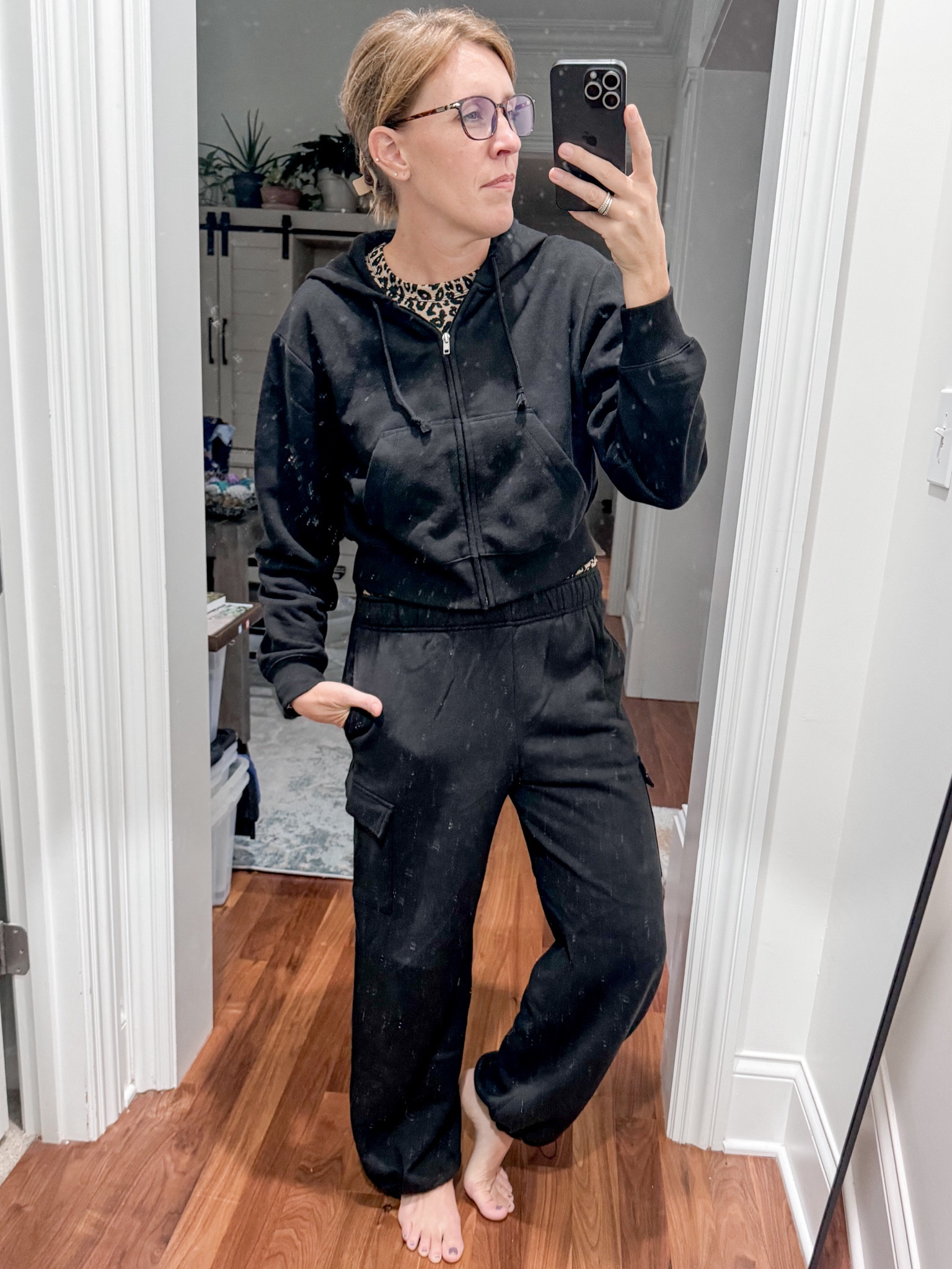 This set is the cheapest and softest thing I own! Both pieces for $22? YES. Wearing a medium in all three pieces!

#LTKHome #LTKFindsUnder50 #LTKFallSale