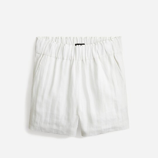 Pull-on linen short | J. Crew US