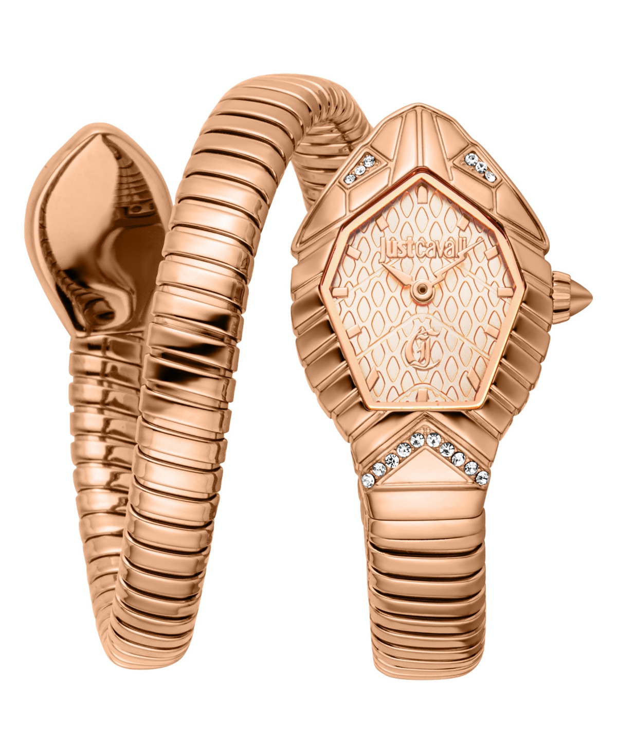 Just Cavalli Women's Rose Stainless Steel Bracelet Watch, 34mm - Rose | Macy's
