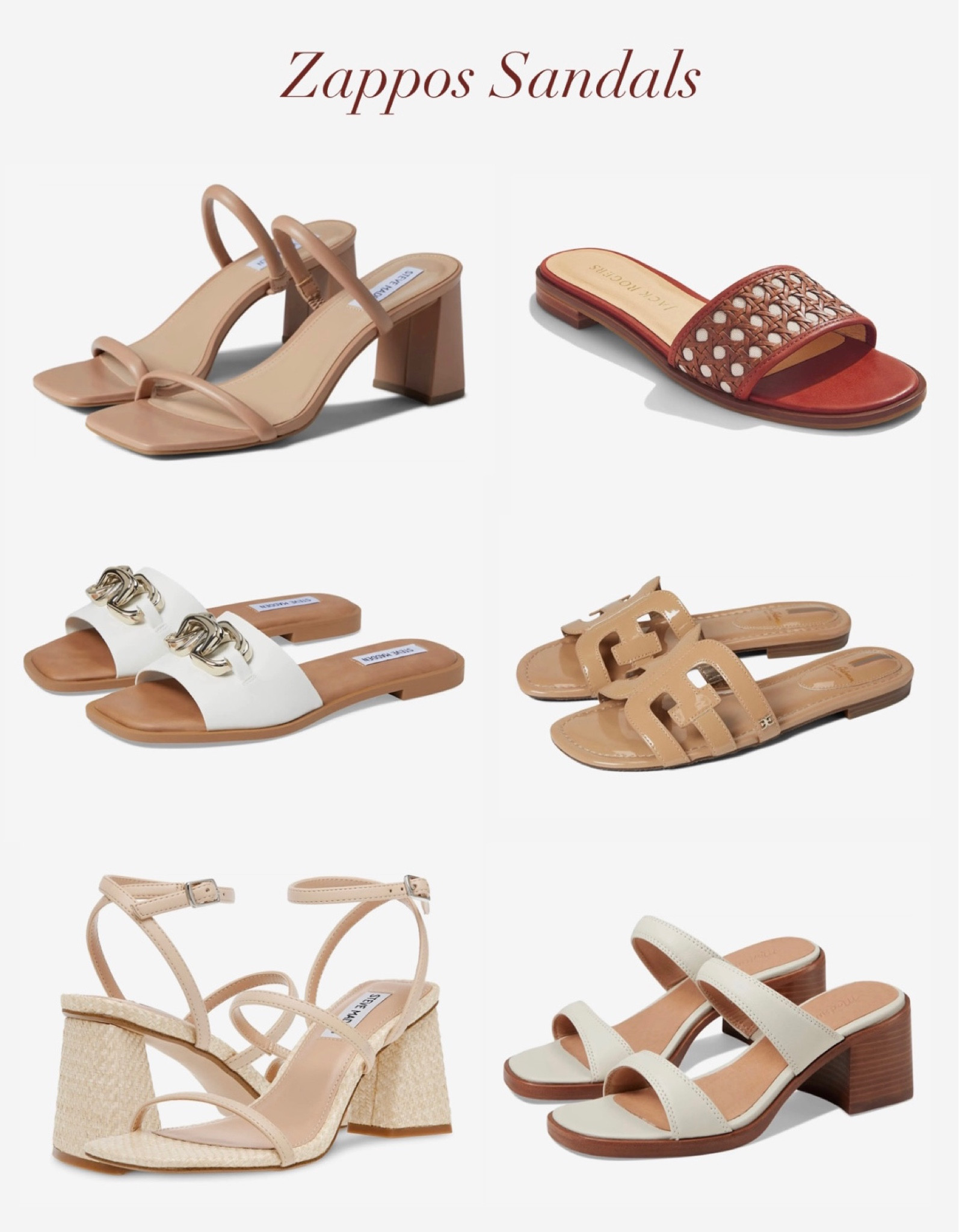 Zappos new spring sandals are SO cute 🥰 Loving their variety of heeled vs flat sandals! #zappos #raffia #stevemadden #preppy #classic

#LTKSeasonal #LTKshoecrush #LTKFind