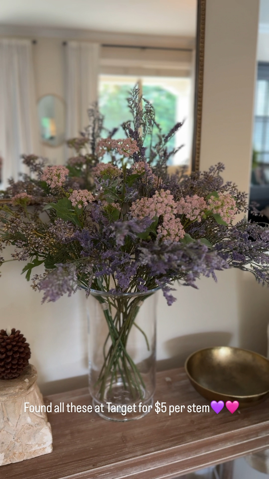 Target 2024 Spring Stems (most of them $5 per stem) Not pictured, a new ceramic vase that is from the Studio McGee Spring 2024 line, that I’ve been enjoying. 

Also, some pretty green plants, of which, I have several. 

*Glass vase shown here is a hurricane candle from Simon Pearce 

Spring flowers, Target, Studio McGee, Hearth & Hand, home decor, Spring 2024, green plant, faux plant, faux tree

#LTKVideo #LTKhome #LTKfindsunder50