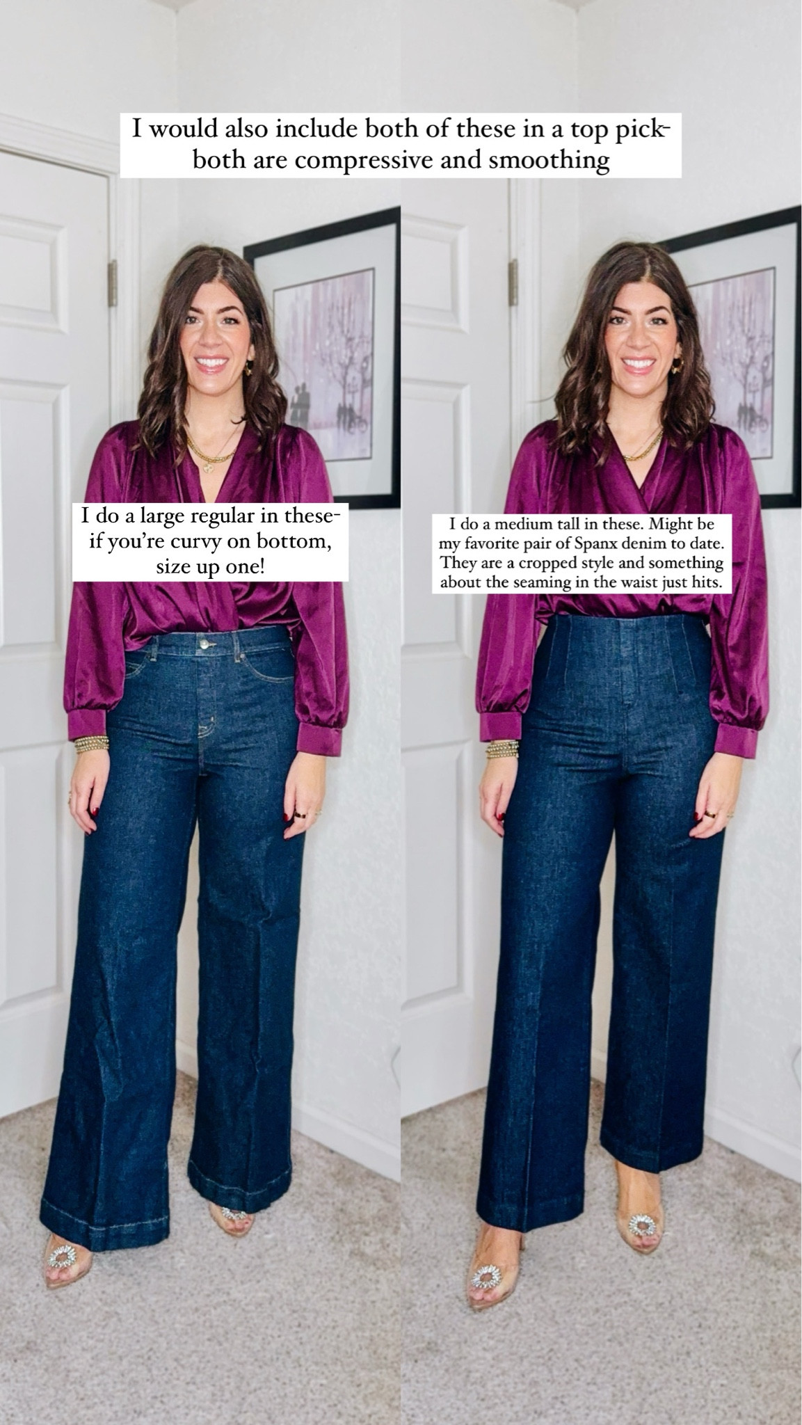 Use code extra10!
In a large regular in the long length Spanx denim and a medium tall in the cropped 


#LTKMidsize #LTKHoliday #LTKCyberWeek