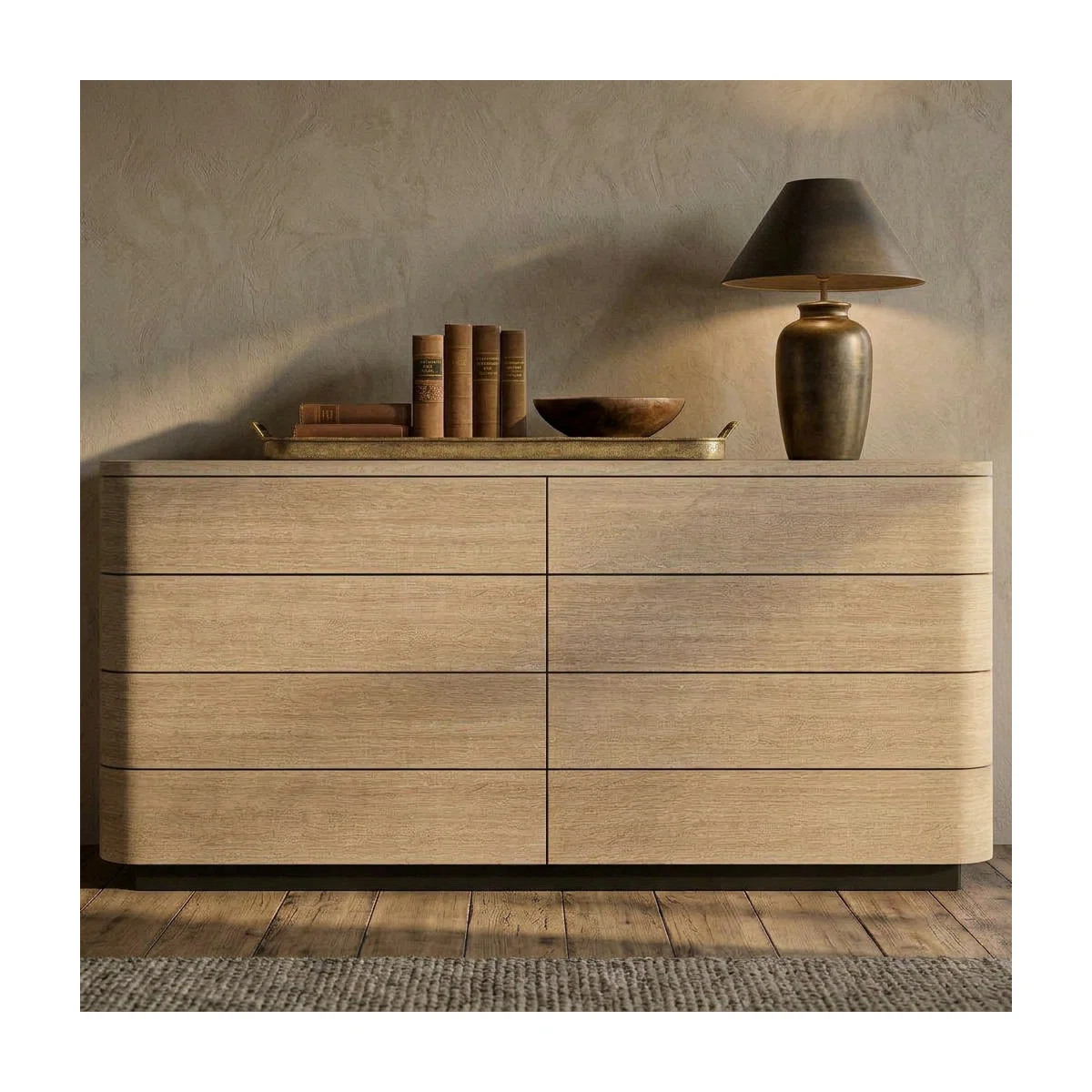 71'' W 8-Drawer Dresser With Spacious Storage And Modern Design | Wayfair North America