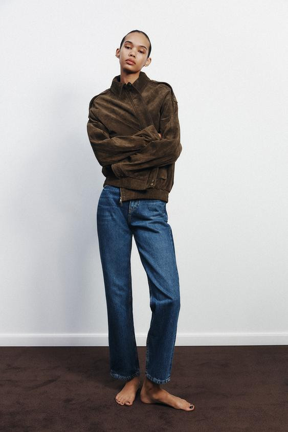 TRF MOM FIT HIGH-WAIST JEANS | Zara UK