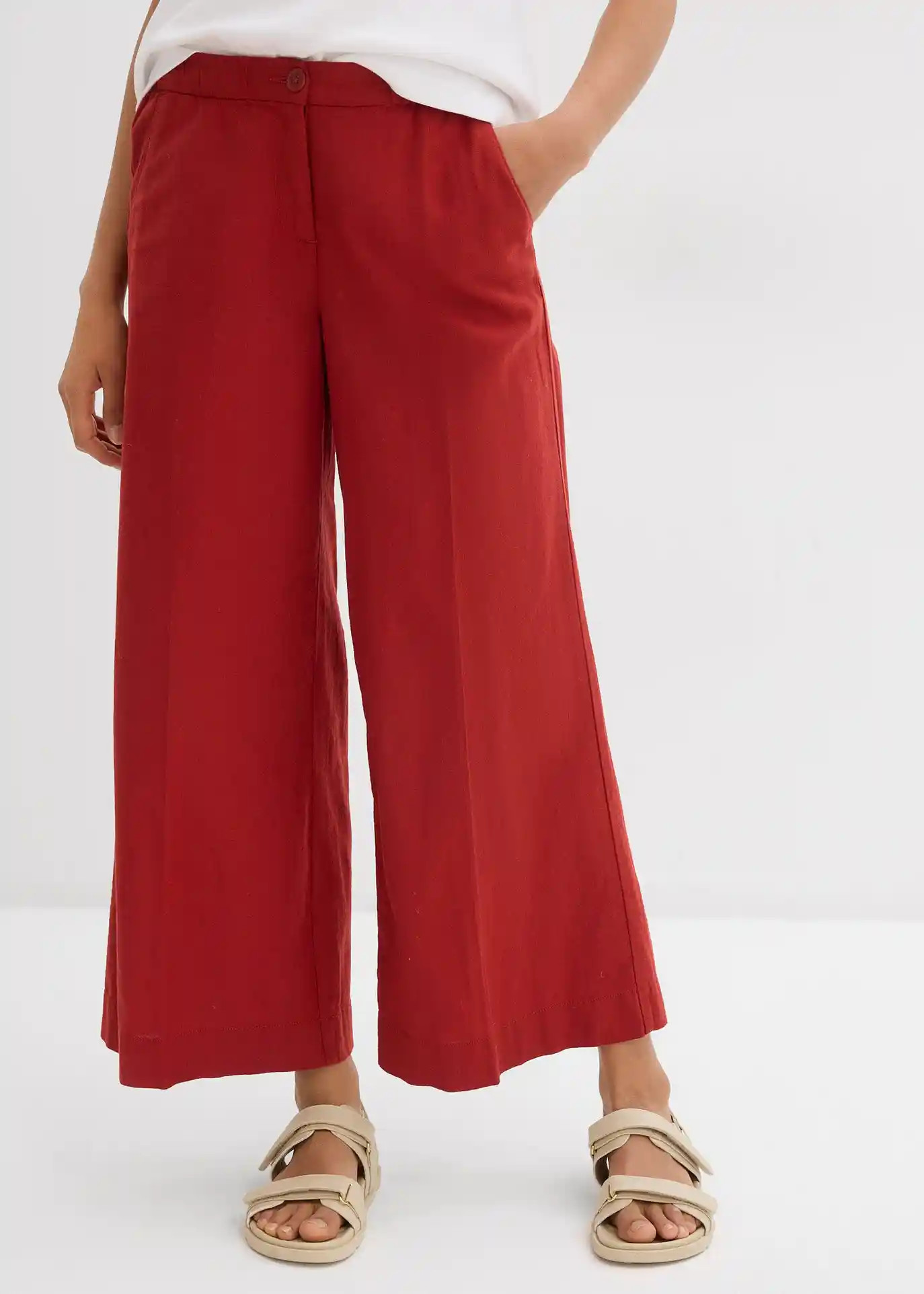 Jupe-culotte en viscose mélangée à taille élastiquée | Bonprix FR