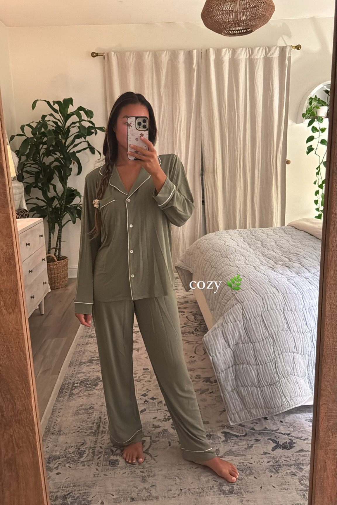 my cozy cold weather pajamas 🌿💤