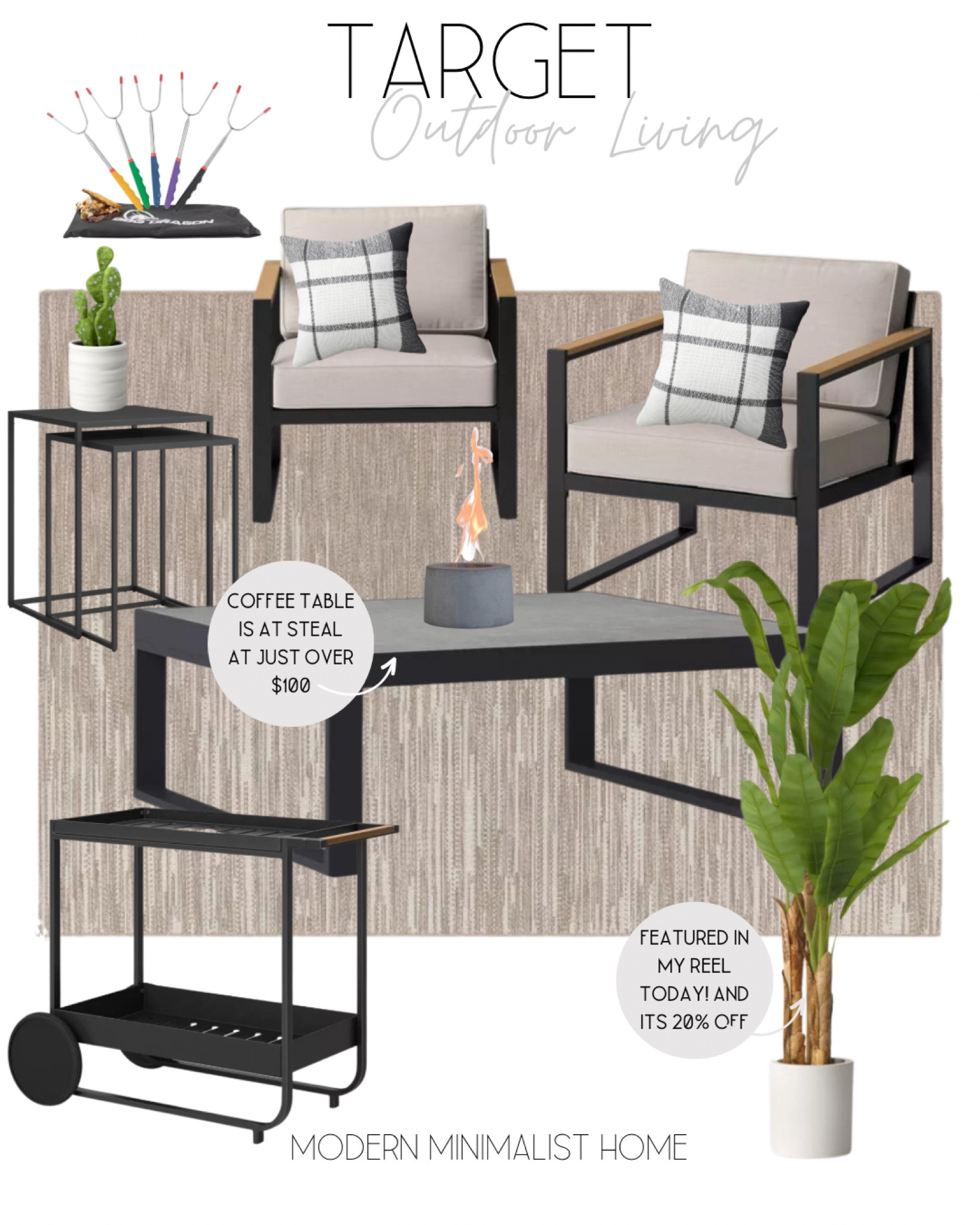 Outdoor Living inspiration from target! Coffee table just over $100 and the detail on this faux banana tree is unreal!! I have it and love it!

Outdoor furniture, outdoor pillows, outdoor rug, outdoor, outdoor planters, outdoor patio furniture, outdoor dining, outdoor dining table, outdoor dining set, modern outdoor rug, wayfair patio, affordable outdoor rugs, patio chairs, outdoor chairs, outdoor coffee table, decorative outdoor pillows, outdoor patio, outdoor patio decor, outdoor patio set, outdoor patio rug, outdoor deck, outdoor decor, outdoor furniture, patio furniture set, patio furniture set, patio furniture, outdoor furniture set, Home, home decor, home decor on a budget, home decor living room, modern home, modern home decor, modern organic, Amazon, wayfair, wayfair sale, target, target home, target finds, affordable home decor, cheap home decor, sales

#LTKSeasonal #LTKsalealert #LTKhome
