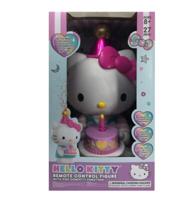 Hello Kitty Remote Control Figure with Pop Confetti Function Birthday Gift New  | eBay | eBay US
