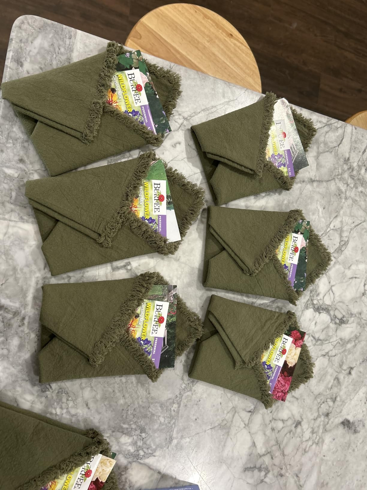 12 Pack Burgundy Red Cotton Linen Napkins with Fringe Thanksgiving Fall Cloth Napkins Set of 12 B... | Amazon (US)