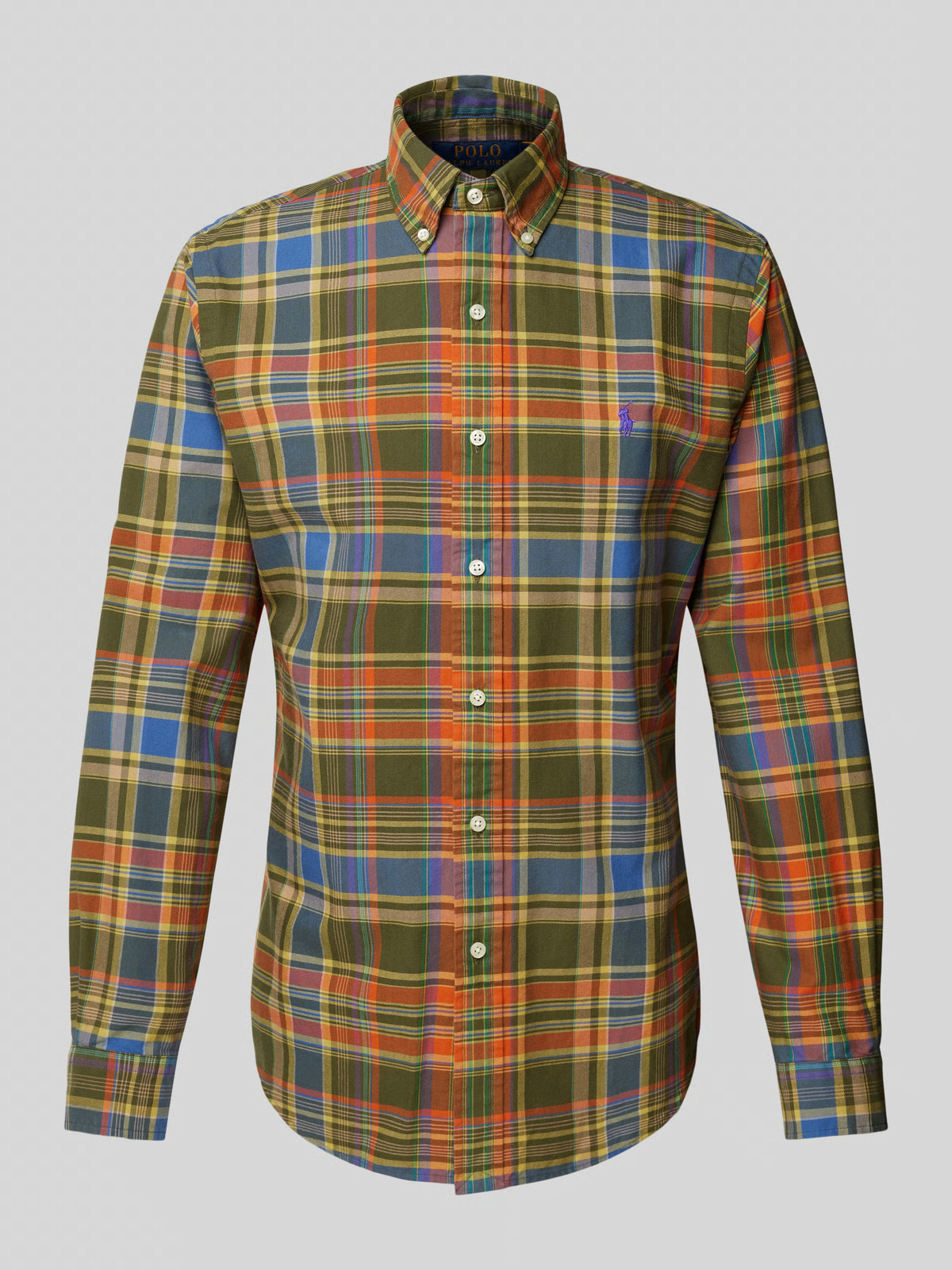 Vrijetijdsoverhemd met knoopsluiting in kaki | Peek & Cloppenburg NL