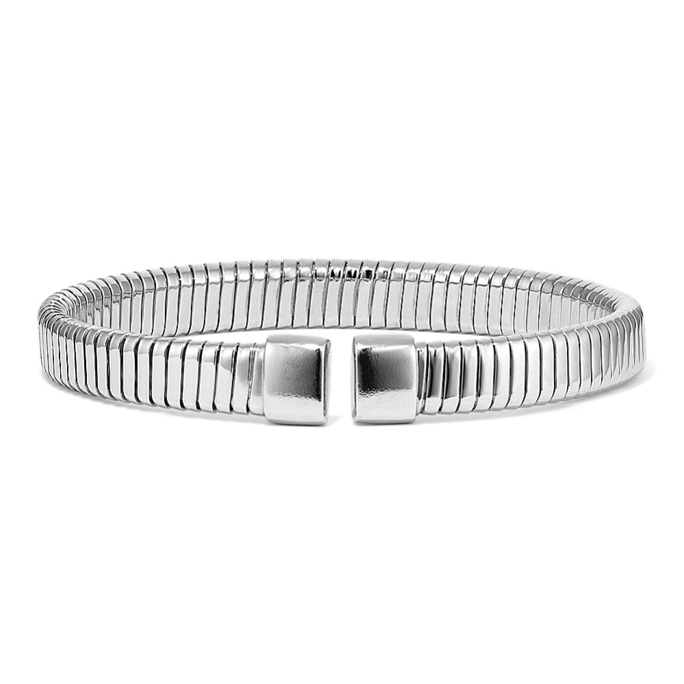 Flexible Sterling Silver Cuff Bracelet (7mm) | Shane Co