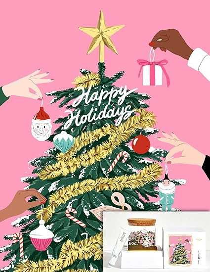 JIGGY - Luxury Jigsaw Puzzles for Adults - Decorative Artwork Puzzle + Puzzle Glue Kit - Unique P... | Amazon (US)