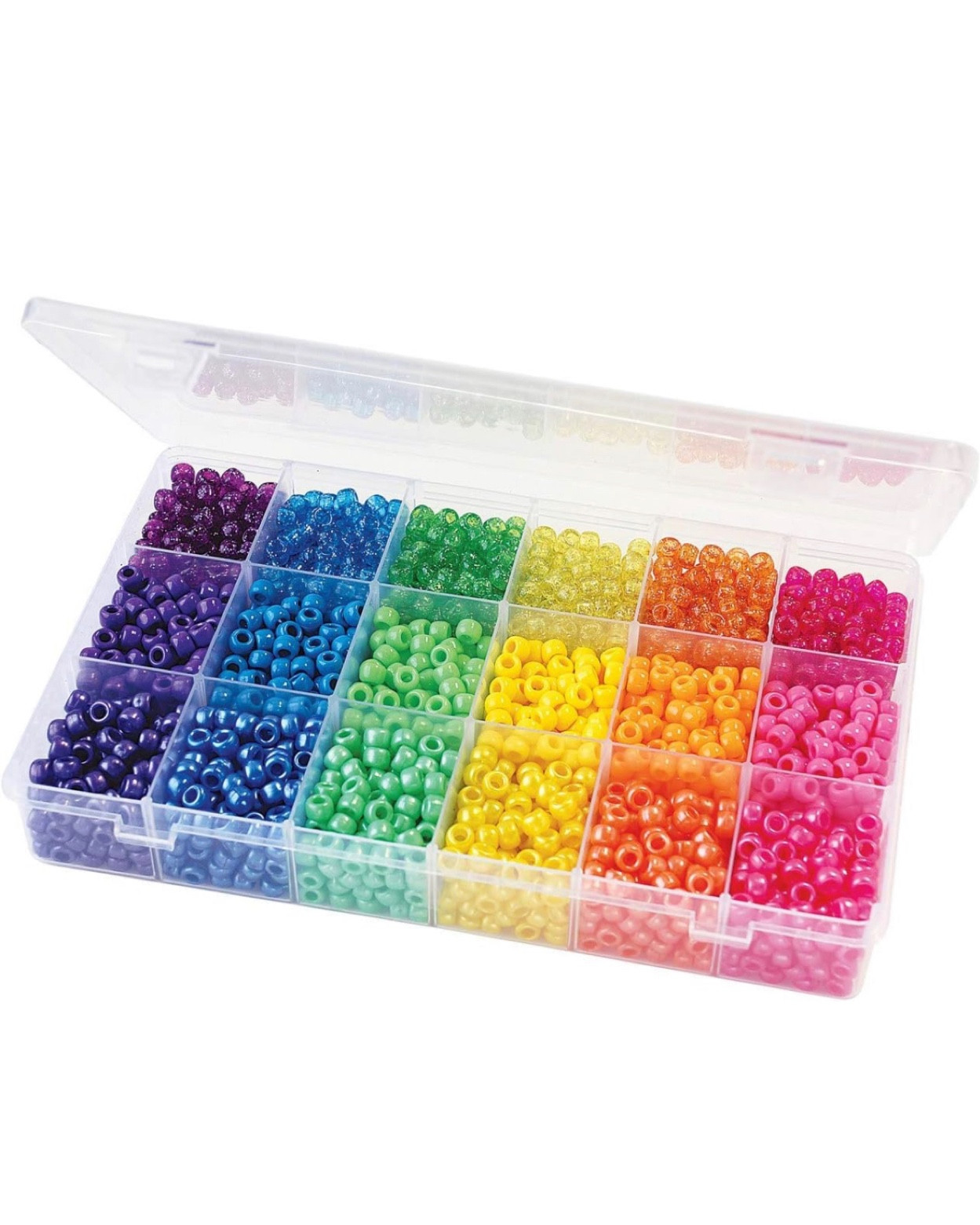 Pony beads for bracelet making. The best beads for younger kids due to the larger holes. Currently on sales 

#LTKSale