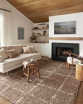 Loloi Angela Rose x Amira Collection AMI-04 Khaki/Ivory 7'-10" x 10' Area Rug | Amazon (US)