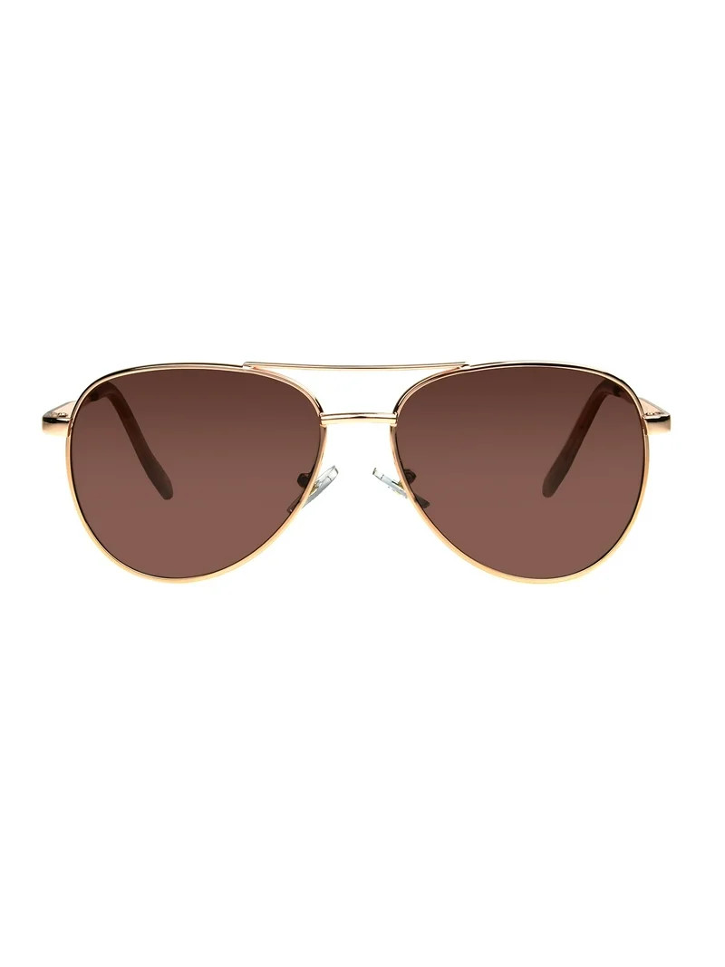 Foster Grant Women's Polarized Aviator Sunglasses, Rose Gold | Walmart (US)