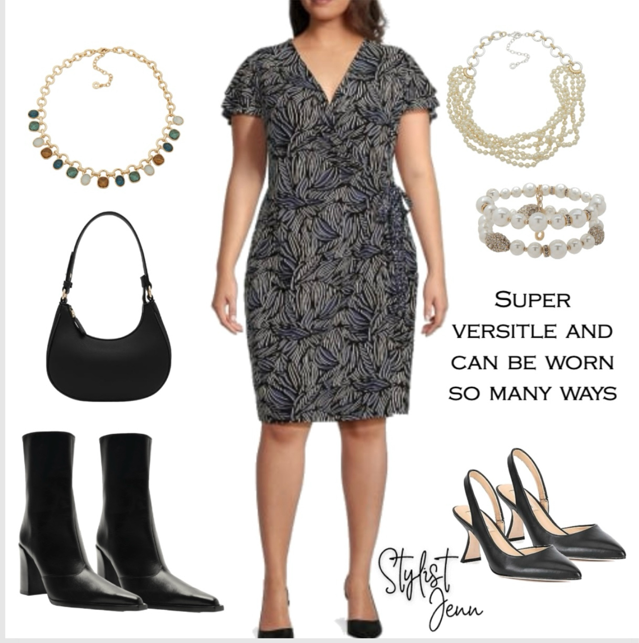 Workwear - season less. Love this dress.  Wear with pumps or boots. Add a blazer or sweater but it is perfect on its own!

#LTKStyleTip #LTKPlusSize #LTKWorkwear