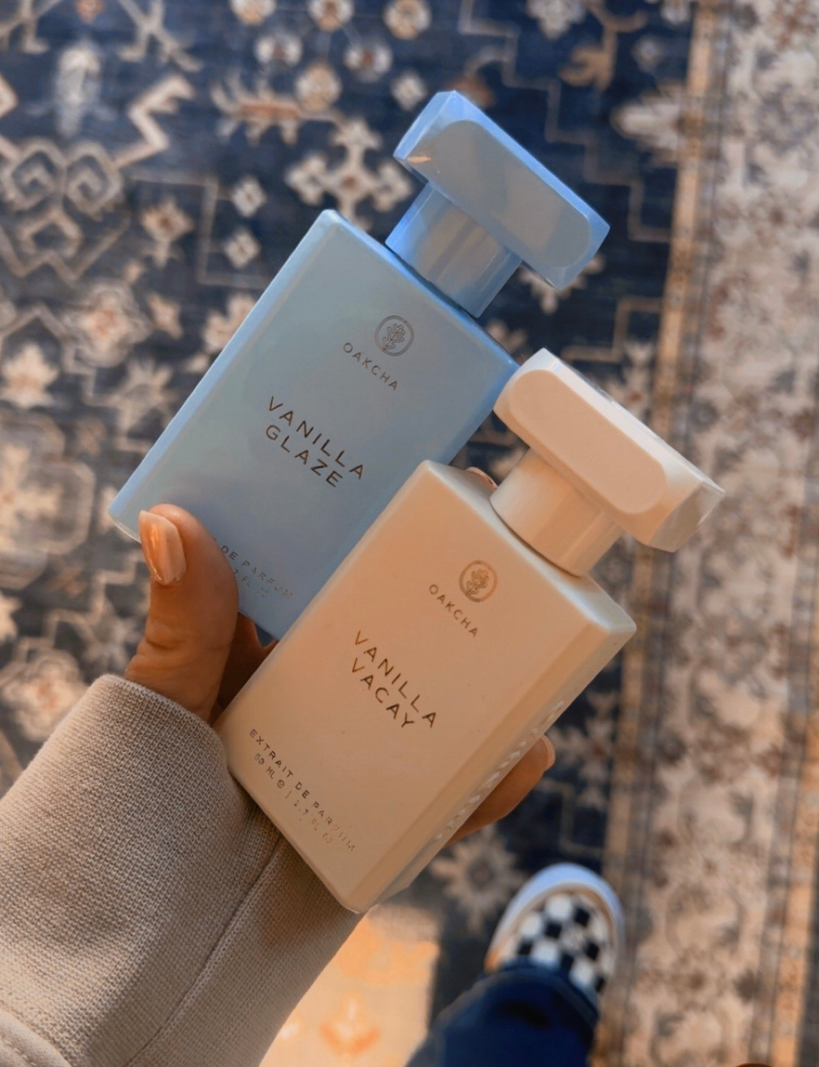 If you haven't tried Oakcha yet, you're missing out! These two scents are absolutely divine and honestly smell so much more expensive than they are. Vanilla Glaze has that cozy, warm vanilla vibe that's perfect for everyday wear, and Vanilla Vacay is like a little tropical escape in a bottle. Both are budget-friendly and have the most beautiful packaging. I've been getting compliments left and right! Whether you're treating yourself or looking for the perfect gift, these are it. Comment SHOP below to snag yours before they're gone 🛍️✨

#OakchaPerfume #BeautyFinds #AffordableLuxury #PerfumeAddict #SelfCare #GiftIdeas #BudgetBeauty #VanillaScent #BeautyProducts #ShopSmall

#LTKselfcare #LTKBeauty #LTKmomlife