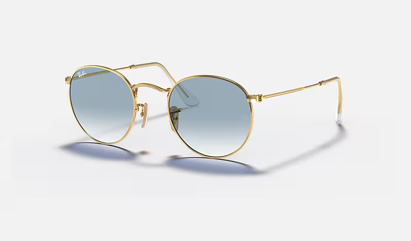 Lenses:  
             Light Blue Gradient
             +   Frame: 
            Gold | Ray-Ban (US)