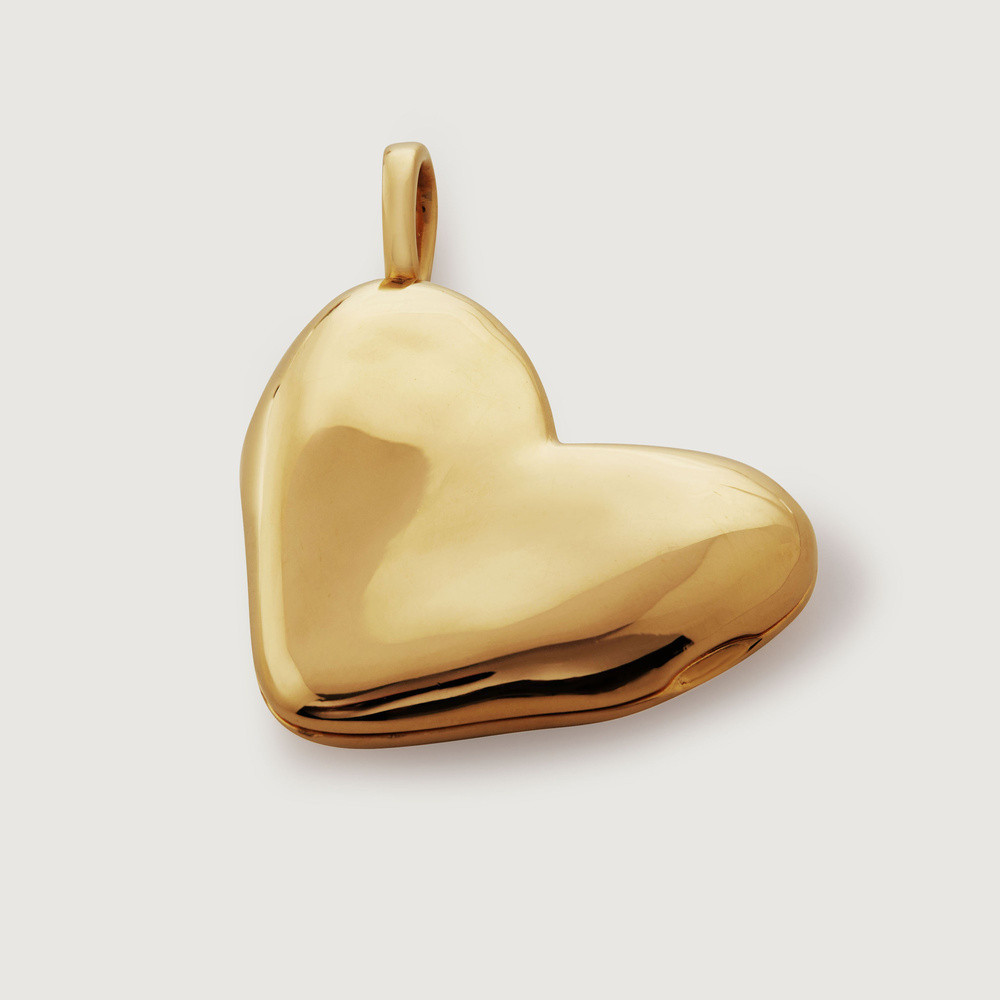 Gold Heart Locket | Monica Vinader (US)
