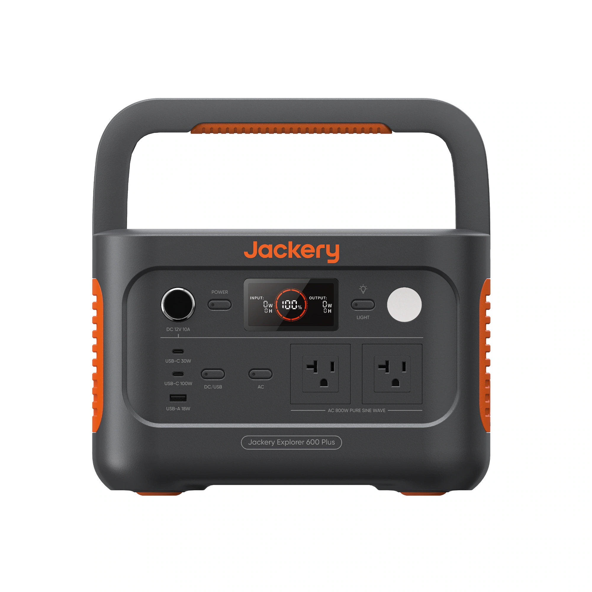 Jackery Explorer 600 Plus (632Wh) 800 -Watts Portable Power Station in Orange | 21-0001-000225 | Lowe's