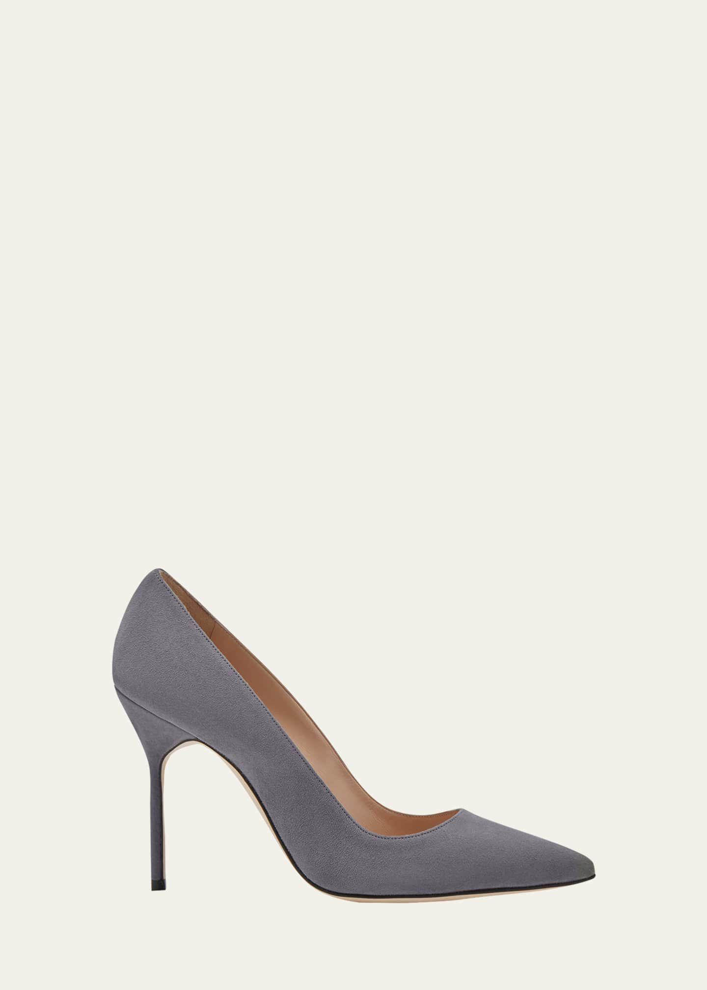 BB 105mm Suede Stiletto Pumps | Bergdorf Goodman