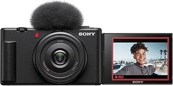 Sony ZV-1F Cámara Digital, para Vlogs, con Pantalla Multiángulo, Vídeo 4K, Cámara Lenta y Fun... | Amazon (ES)