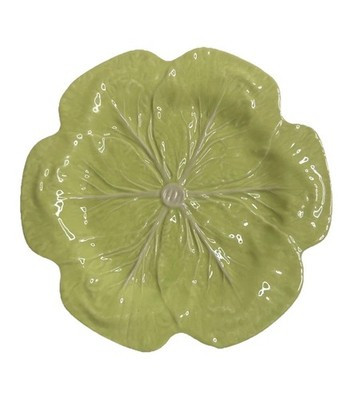 1 Bordallo Pinheiro Cabbage Light Green 10.5" Dinner Plate Rare Made in Portugal | eBay | eBay US