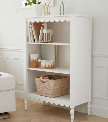 Dreaming of adding this bookcase to our nursery! How sweet with the scallops!!!

#LTKkids #LTKhome #LTKbaby