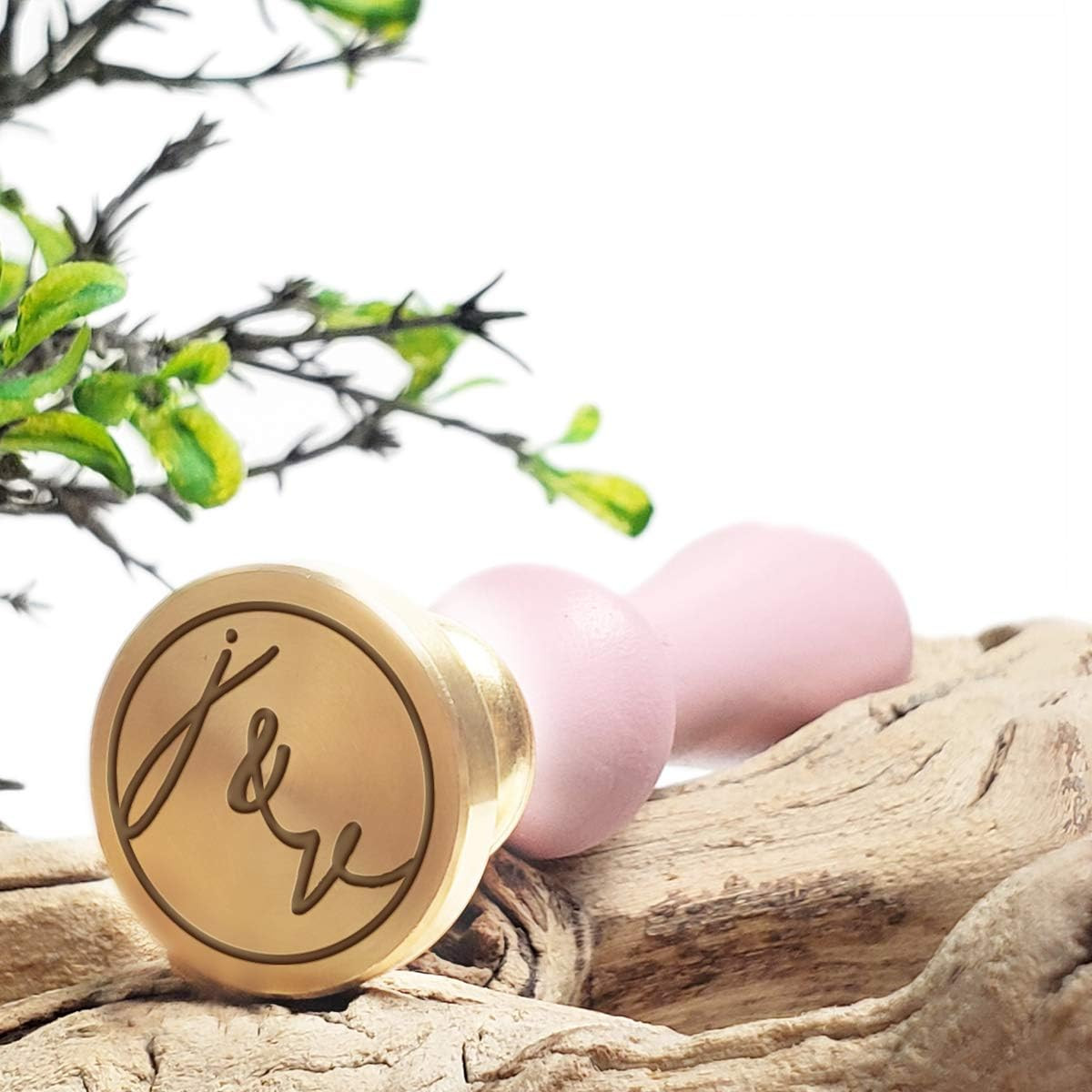 Wedding Custom Wax Seal Stamp Kit with Flexible Mailable Sealing Wax - Couple's Initials | Amazon (US)