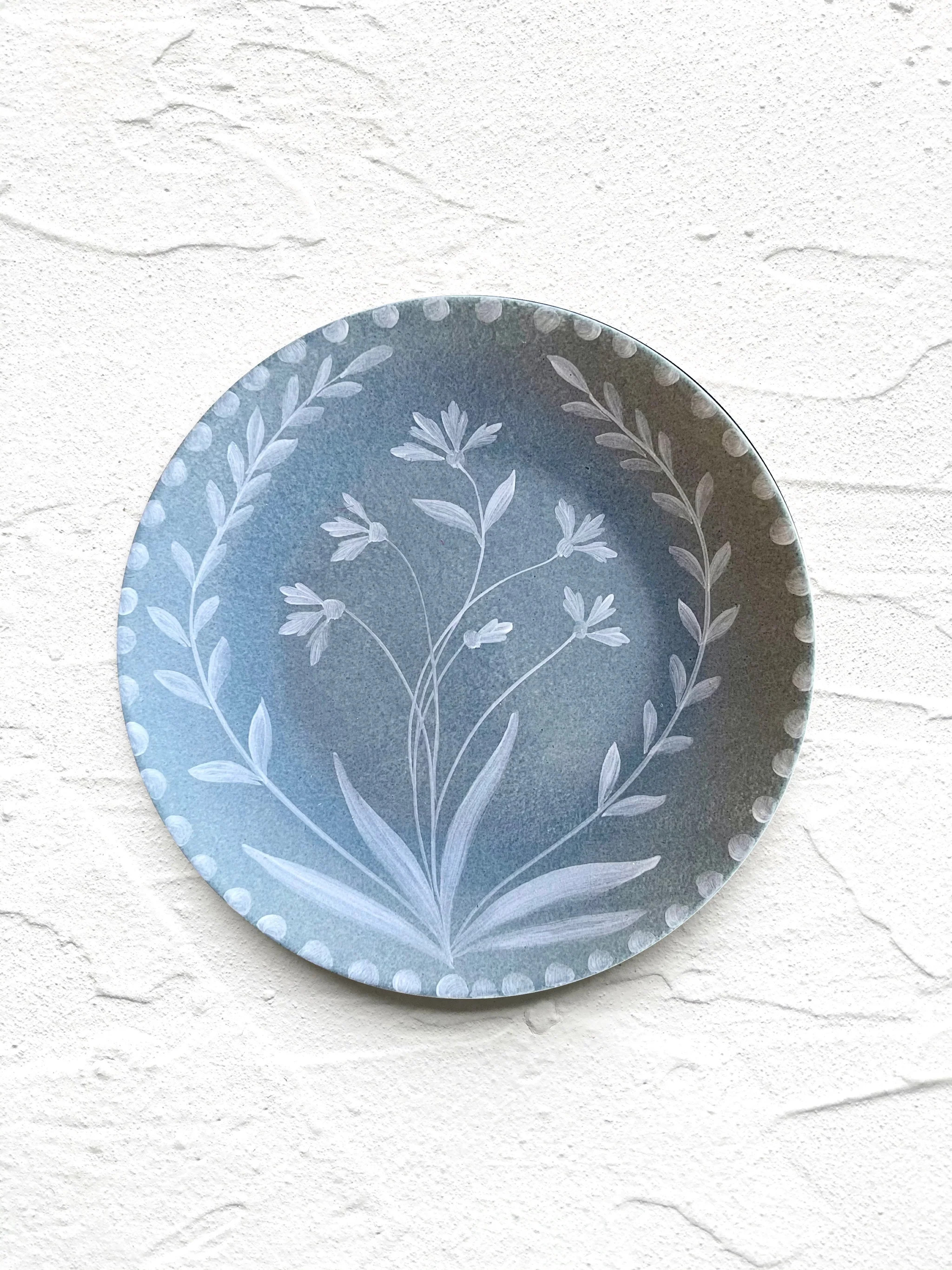 PRE-ORDER - Bleu Orage Bloom Salad Plate | the ARK elements