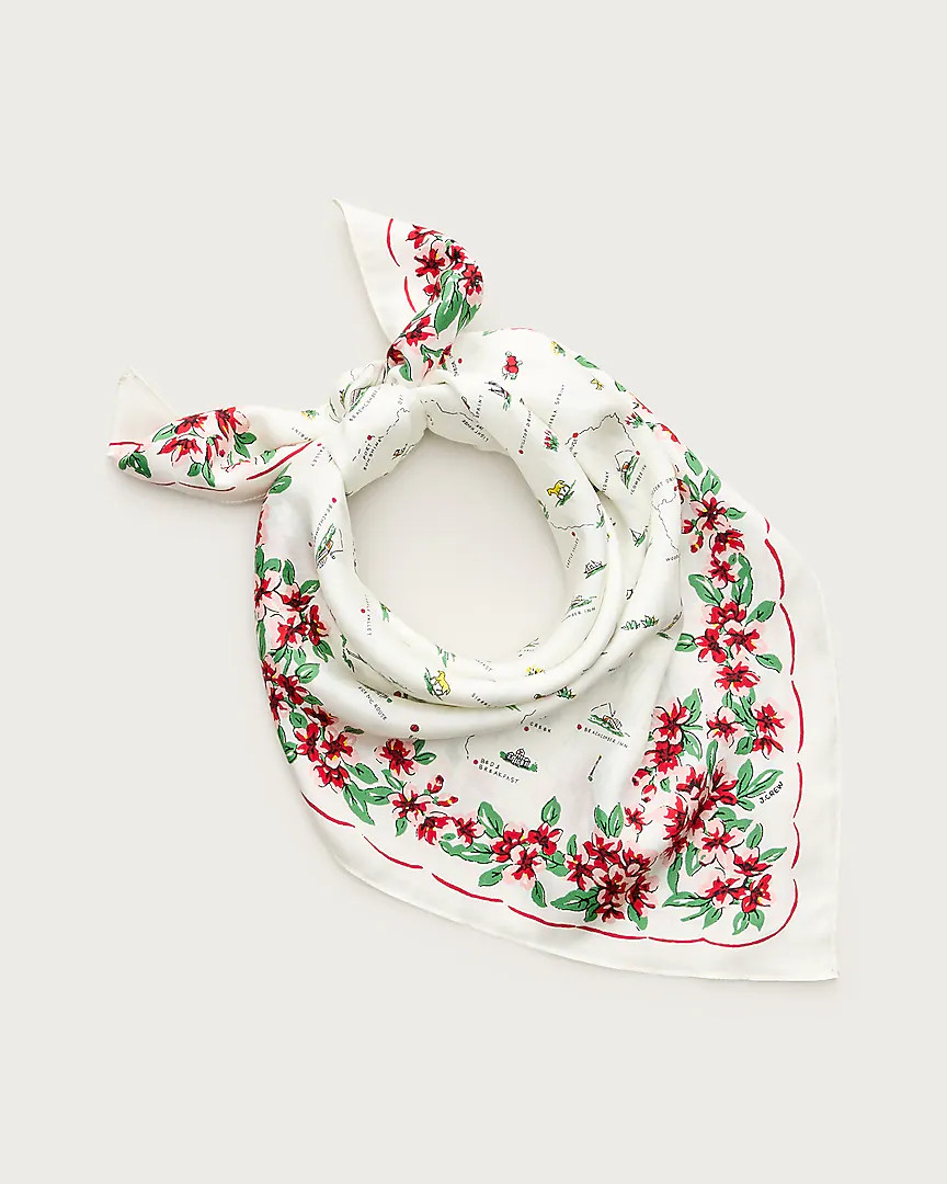 Oversized silk bandana | J. Crew US