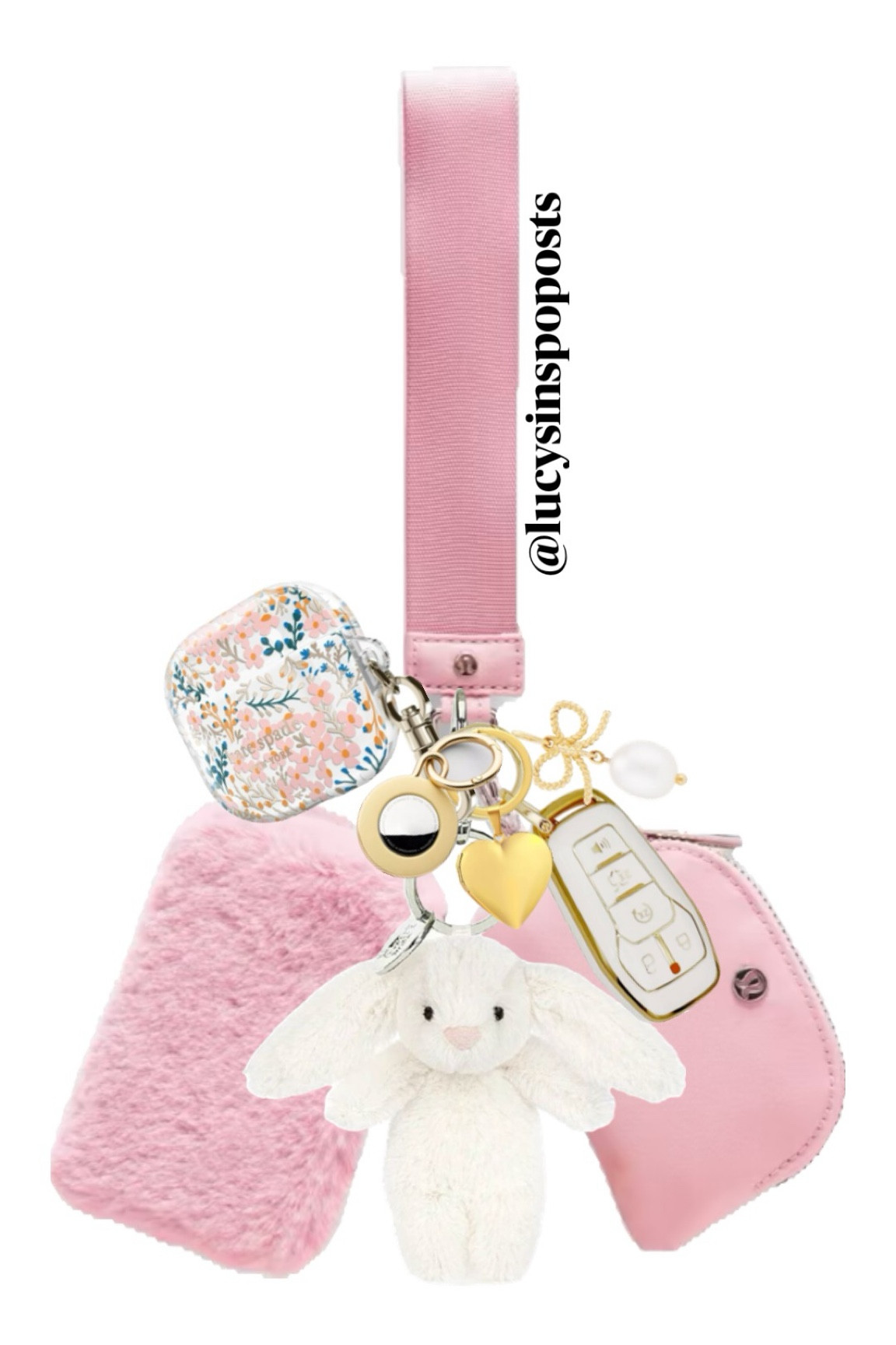 lululemon keychain inspo!!
