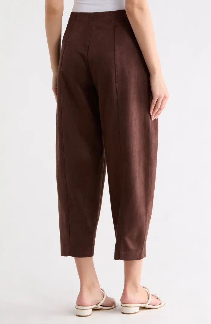 Faux Suede Barrel Pants | Nordstrom Rack